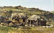 Nikolay Nikanorovich Dubovskoy In The Village painting